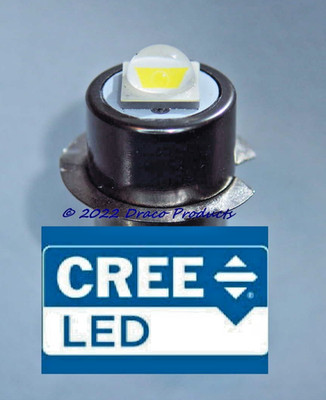 Cree LED 10W Bulb p13.5s for MAGLITE  3-Cell Flashlight 4.5V Maglight Upgrade