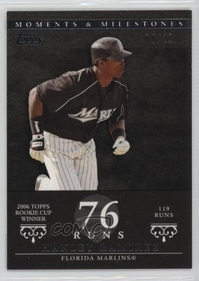 2007 Topps Moments & Milestones Black 8/29 Hanley Ramirez #71 4g8