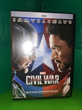 CIB w/ Insert - Captain America: Civil War (DVD, 2016, Marvel) Evans Downey