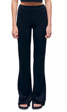 The Kooples Milano Flare leg Black Trousers Pants - size 1 / Small - retail 215