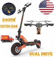 NFC Dual Motor 2400W Electric Scooter 52V20.8AH Adult Folding Off Road EScooter