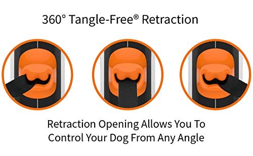 TUG 360° Tangle-Free Retractable Dog Lead for Up to 25 kg Dogs | 5 m Strong - Picture 5 of 5