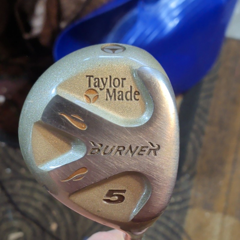 Taylor Made Burner 5-Wood Fairway L-60 PLUS Bubble Shaft Gold Silver