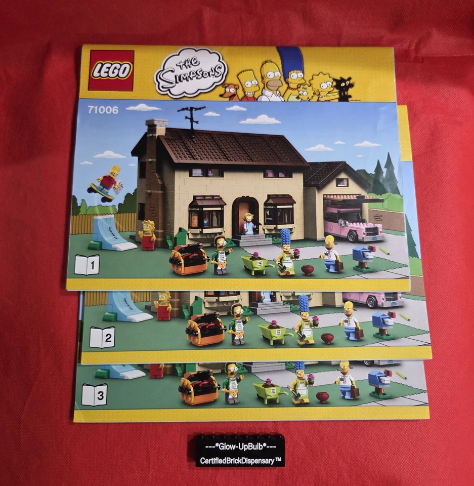 LEGO SIMPSONS 71006 La Casa de Los Simpson Completa (Con Manuales/Sin Caja) 2014 Excelente Foto 2 de 4