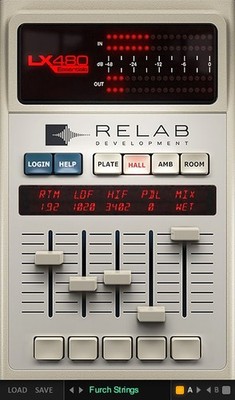 Relab Development LX480 Essentials | Studio-Grade Reverb Plug-in (Redeem Code)