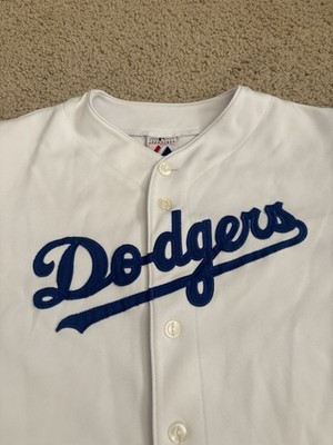Vintage Los Angeles Dodgers 90's Jersey Men White Majestic MLB