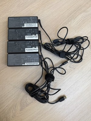 Lot Of 4 Lenovo 20V 1.5A Charger AC Power Adapter Square Tip *Adapter Only*