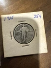 1925 Standing Liberty Quarter Dollar. 90% Silver. Ready for Grading!