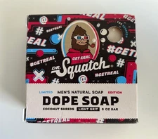 Dr. Squatch Bar Soap VERY RARE DOPE SOAP LIGHT GRIT  GREAT PRICE WON'T LAST LONG