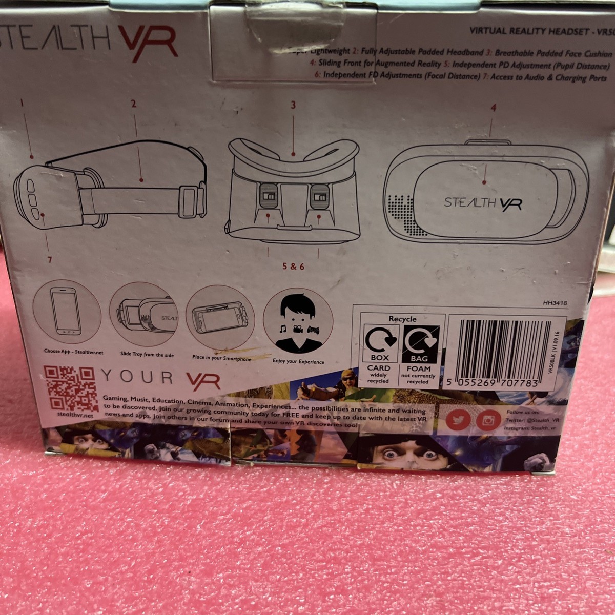 Stealth Vr50 Virtual Reality VR Headset UK