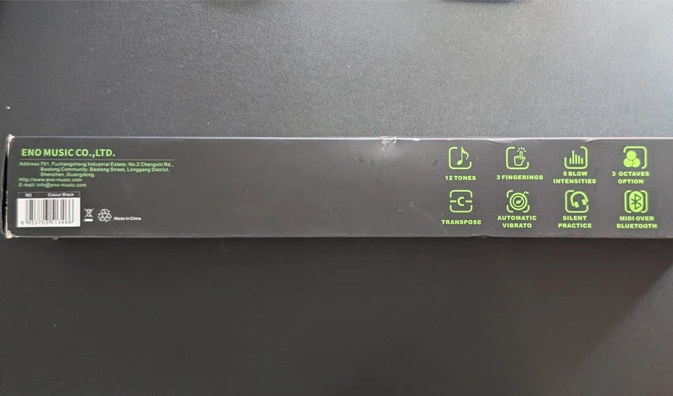 ENO M2 Smart Electric Mini Saxophone with Auto Vibration Digital Wind Instrument - Image 2 of 3