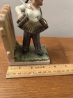 Vintage Porcelain Sailor Girl Playing Accordion Bookend — photo 5