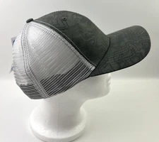 Dri-Duck NWT White Mesh Back Green Snapback Hat/Cap