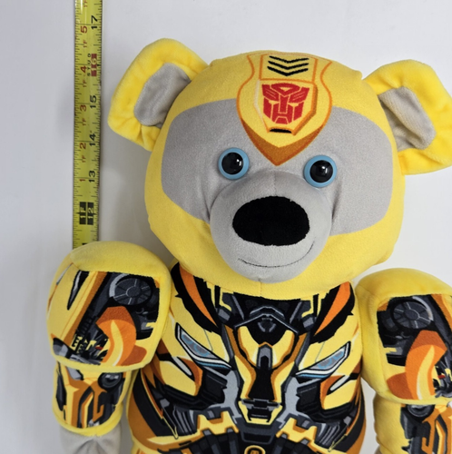 2 TRANSFORMERS Build A Bear Bumblebee & Optimus Prime Plush BAB Bundle Autobots - Picture 12 of 23