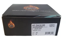 180 Grit 6" Sanding Discs H & L Green High Teck DAG6180 Box of 50 Discs