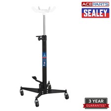 Sealey Transmission Jack 1tonne Vertical Quick Lift Gearbox Lift Hoist Stand