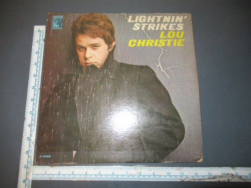 VINTAGE LOU CHRISTIE SIGNED ALBUM LIGHTNIN' STRIKES