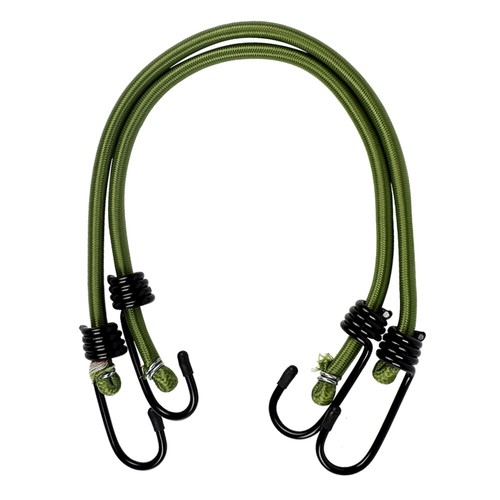 20Pcs Heavy Duty Bungee Cords Cables Straps Military Bungie Elastic Hooks Rope - Picture 4 of 8