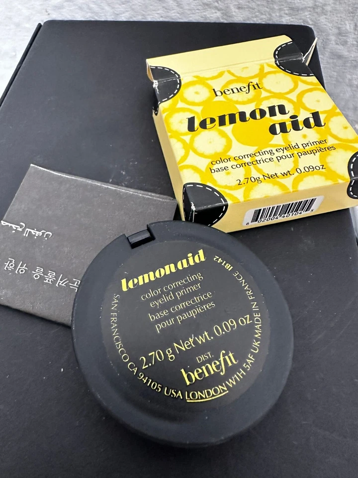Benefit LEMON AID Color Correcting Eye Primer - 2.70g - BNIB - RARE - Image 3 of 4