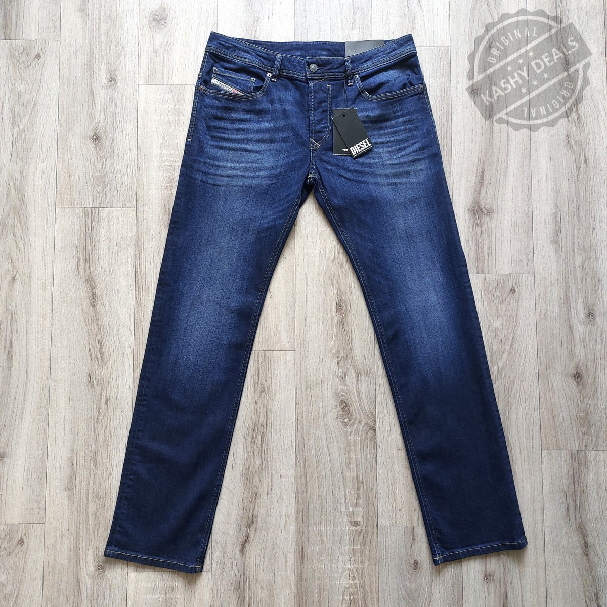 DIESEL SAFADO ストレートデニム W33 L30 DIESEL SAFADO Regular Fit Straight Leg Men's Denim Jeans RB065
