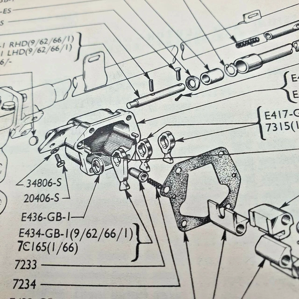 Ford Cortina MK1 Gearbox Column Control (Pin /Plunger /Spring /Washer) set of 4 - Image 4 of 4