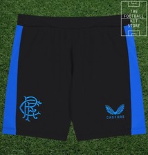 Image of Rangers Fourth Shorts - Official Castore Glasgow Rangers Football Shorts - Youth