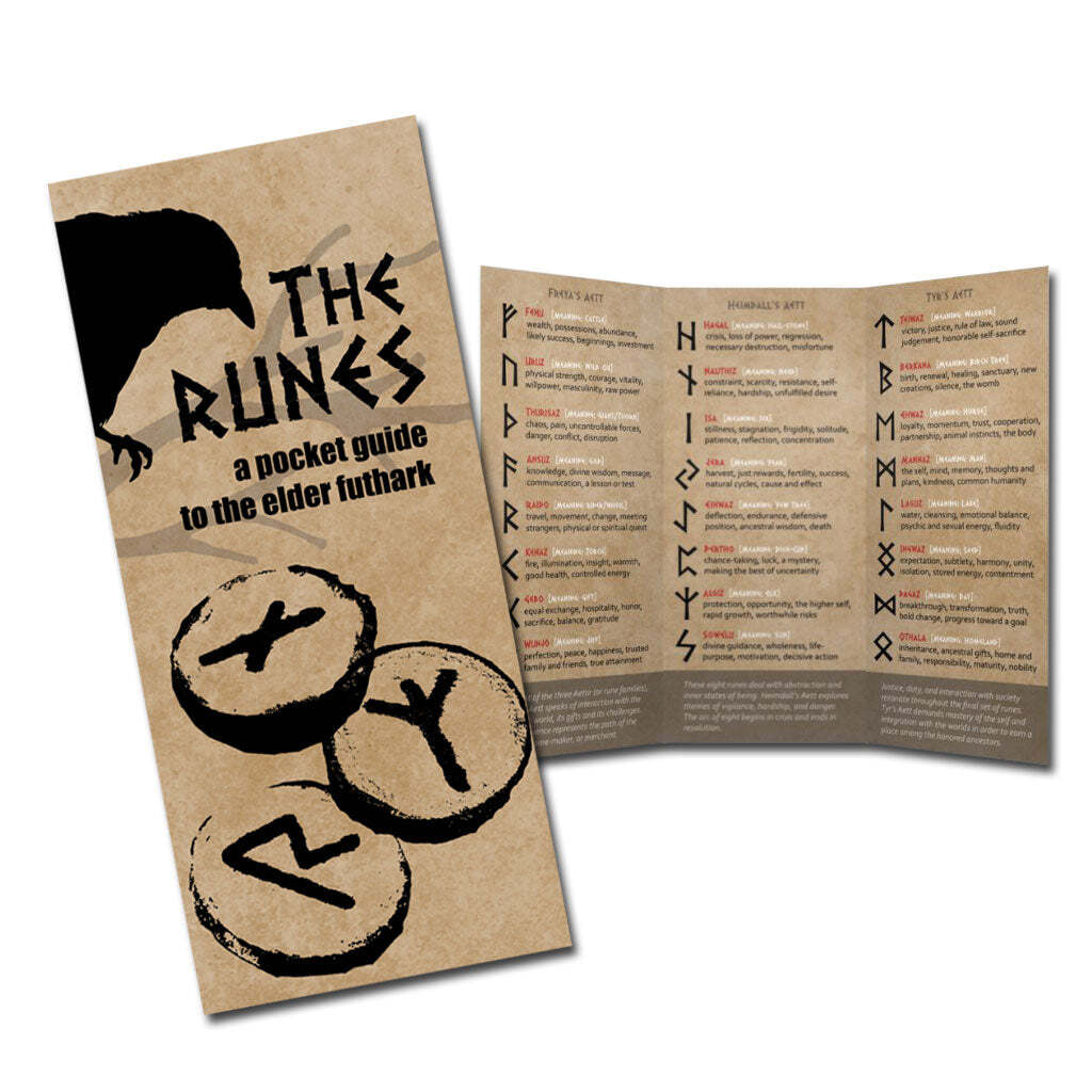 Runic Tile Set NEW Ceramic Rune Set - 25 Norse Rune Tiles with Velvet Bag - Elder ...