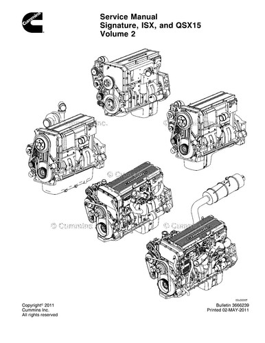 Cummins Signature ISX QSX15 Service Repair Electrical Manual 3666239 CD - Afbeelding 5 van 7