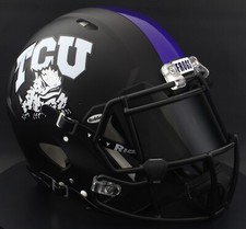 TCU HORNED FROGS NCAA Riddell Speed Full Size AUTHENTIC Football Helmet