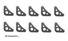 90 Deg. 1/8" Thick Steel 3 Hole Corner Gusset (10 Pack) Roll Cage Gussets