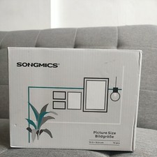 SONGMICS Collage Bilderrahmen schwarz x 10 Stück 10 cm x 15 cm