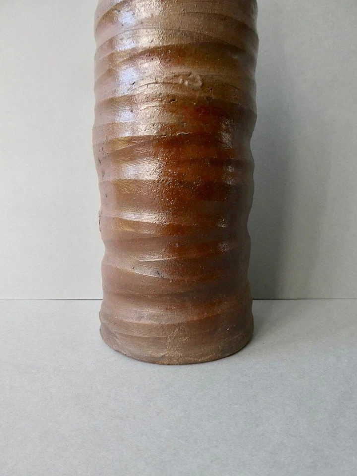 bouteille ancienne en grès, poterie normande, du début XXème - Photo 4/4