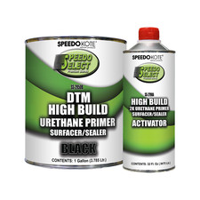 Automotive High Build 2K Urethane Primer/Sealer Black Gallon Kit, SS-2950B/2790A