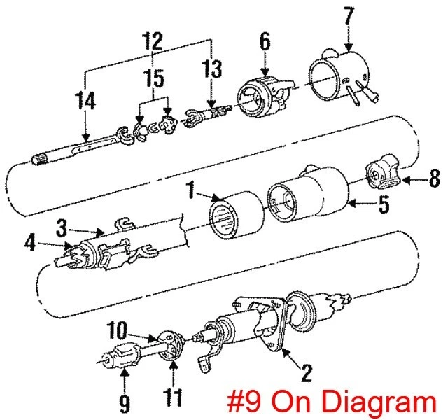 NEW OEM Mopar Steering Shaft Repair Coupling 04115549 Dodge Truck 1979-1987 - Изображение 3 из 4