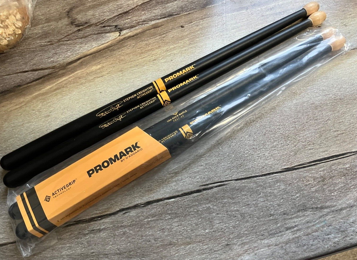 Promark Pipe Band Stephen Creighton Active Grip Sticks BRAND NEW + Bonus Set