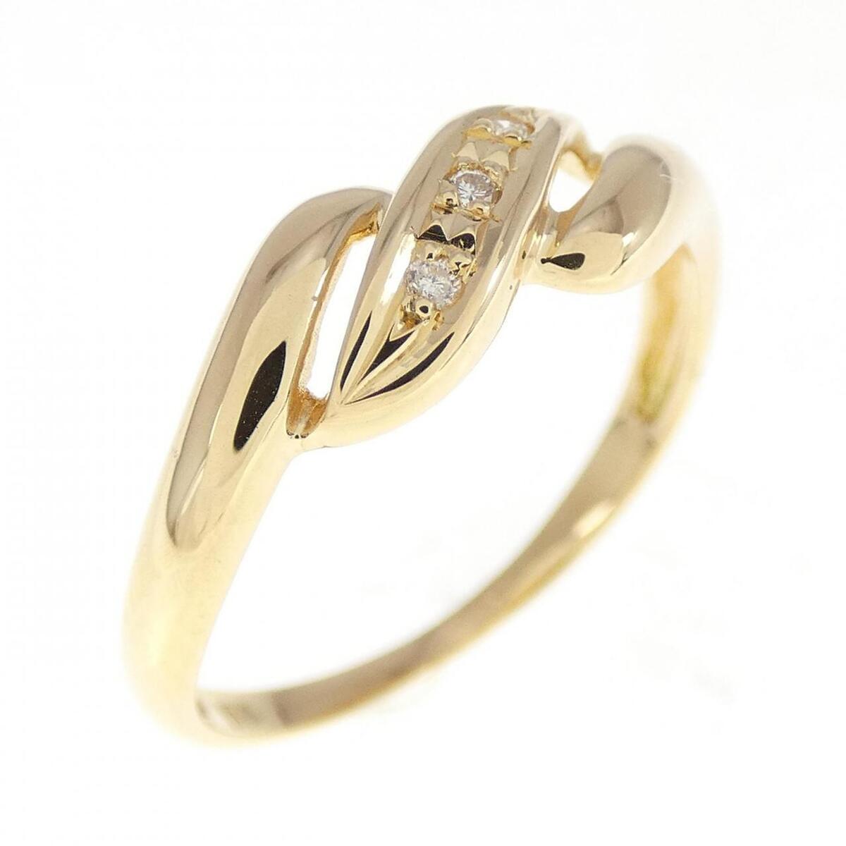 Authentic K18YG Diamond Ring #260-007-347-8423 | eBay Authentic K18YG Diamond Ring #260-007-347-8423 | eBay