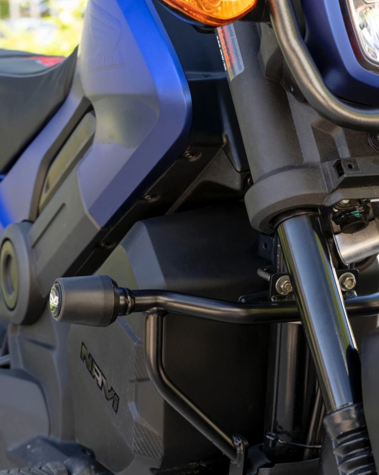 HONDA NAVI 110 BARRA DE CHOQUE DESLIZANTE NEGRA - NVA110B Foto 2 de 3