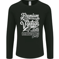 Aged to Perfection Vintage 36th Birthday 1990 Mens Long Sleeve T-Shirt