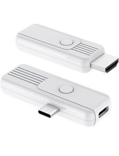 Wireless HDMI Transmitter and Receiver, Upgrade Type-C 3.1 Port Wireless