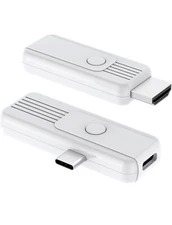 Wireless HDMI Transmitter and Receiver, Upgrade Type-C 3.1 Port Wireless