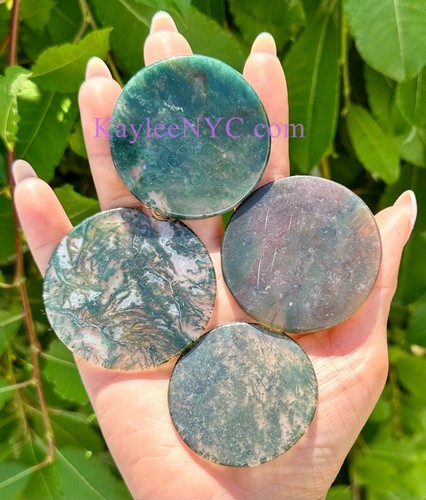 Wholesale Lot 1 Lb Natural Moss Agate Slab Crystal Nice Quality Healing - Picture 11 of 11