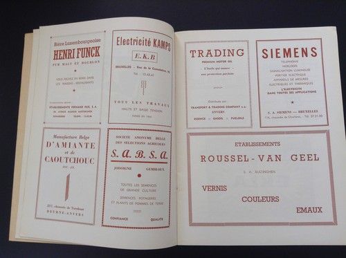RARE Gala artistique 1950 SNCB chemins de fer Trains Michiels TBE - Picture 3 of 7