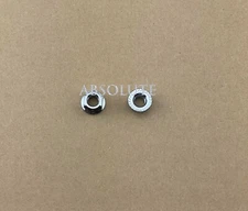 CHROME SCHWINN BICYCLE 3/8" X 24TPI AXLE NUTS MORROW BENDIX MUSSELMAN BIKE HUBS.