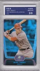MIKE TROUT ROOKIE CARD Bowman Platinum MLB $$ RC Angels Baseball GEM MINT 10 !!