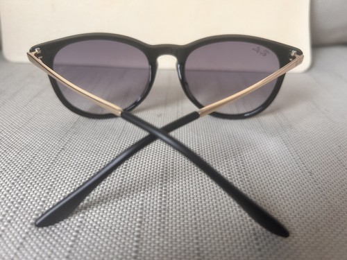 Light Weight Ray Ban Sunglasses For Women - Black Matte / Cat Eye - 第 7/10 張圖片