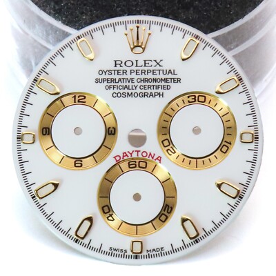 Rolex Cosmograph Daytona 40mm White Index SubDial CustomDial 116528 1165 G2U