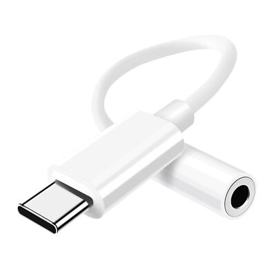 For iPhone 15 Pro Plus Max USB-C to 3.5mm Aux Jack Adapter Earphone Cable Cord