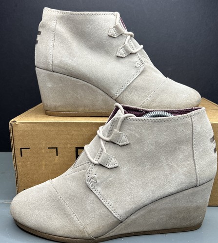 Toms Womens Kala Suede Wedge Heeled 