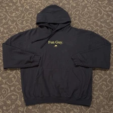 Men’s New Balance x Kawhi Leonard Fun Guy Pullover Hoodie Black Size 2XL Rare🔥