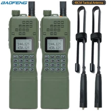 2 PCS BAOFENG AR-152 DUAL BAND TWO WAY RADIO FM WALKIE TALKIE DCS & 48CM ANTENNA